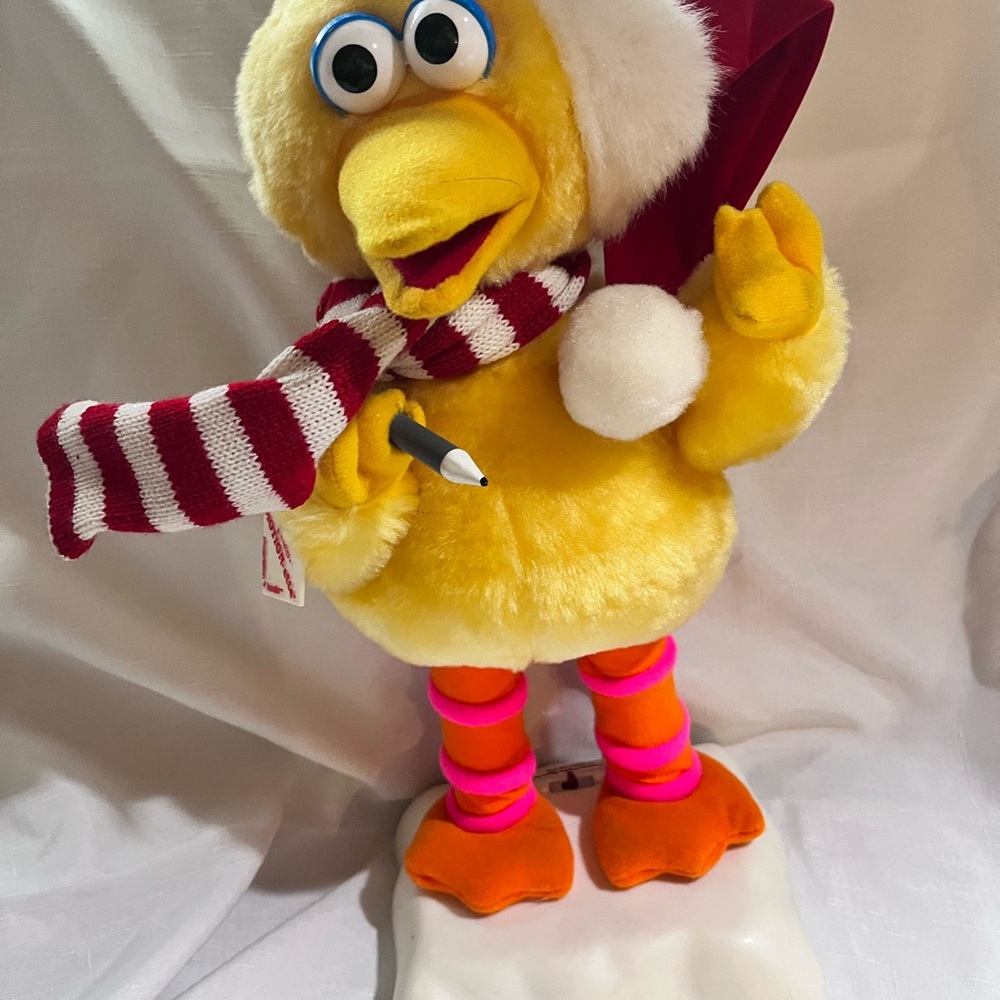 Sesame Street Christmas Big Bird telco Vintage batteries not included